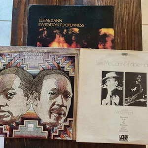 Les McCann & E Harris LP Collectors Lot 3 Invitaton To Openness, Swiss Movement - Picture 1 of 14