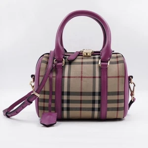 Burberry Alchester Convertible Satchel House Check Canvas Small - Picture 1 of 16