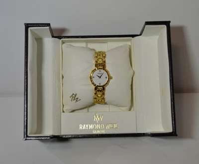 Raymond Weil Womens 18kt Gold Electroplate Watch 3747 with NEW BATTERY - Image 1 of 4