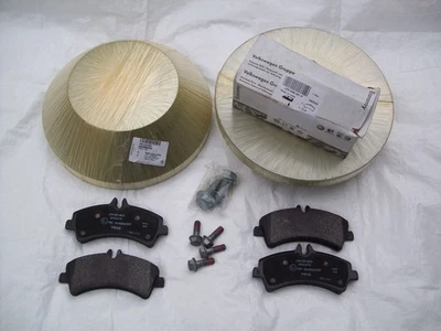 VW Crafter 2E Brake Disc Set With Eco Brake Pad Set Genuine Rear 2006-2016 - Image 1 of 4