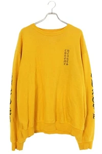 Sudadera Cromo Corazones Talla L Swtshrt Manga Plvr Estampado Inglés Amarilla 416052 - Imagen 1 de 3