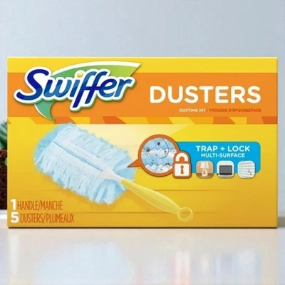 (Pacote com 61) Kit de limpeza Swiffer Dusters espanador de penas sem perfume - Imagem 1 de 4