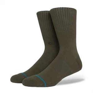 Stance Icon Crew grüne Socken 4305 Größe Large 9-13 - Bild 1 von 2