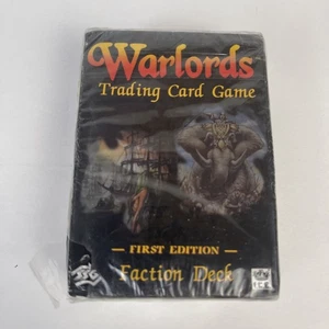 Warlords TCG CCG First Edition Faction Deck Torn Seal Trading Card Game 1997 - Picture 1 of 6
