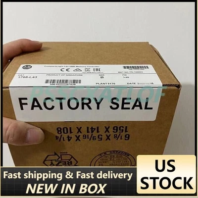 New Allen-Bradley 1768-L43 Ser B CompactLogix L43 PLC Controller 1768L43 - Image 1 of 3