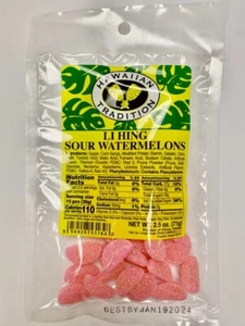 Hawaii UNICO SAPORE Li Hing angurie acide 2,5 once - Foto 1 di 1