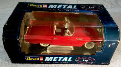 Revell Metal 1:18 Scale, ‘57 Ford Thunderbird  Diecast Red 1:18, Used - Image 1 of 3
