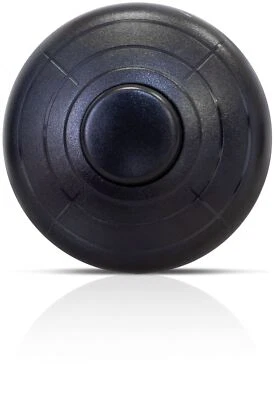 Round Inline Lamp Foot Switch Power Pedal Light Floor On Off Push Button Black - Image 1 of 4