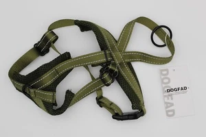 DogFad Dog Harness No Pull Size S (girth 15" - 20") Green - Picture 1 of 6