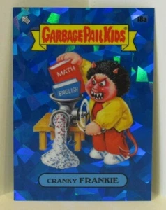 2020 Topps GPK Garbage Pail Kids Sapphire Atomic REFRACTOR Cranky Frankie #18a - Picture 1 of 2