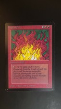 Beta ** Wall of Fire ** Mtg Magic (EX/SP