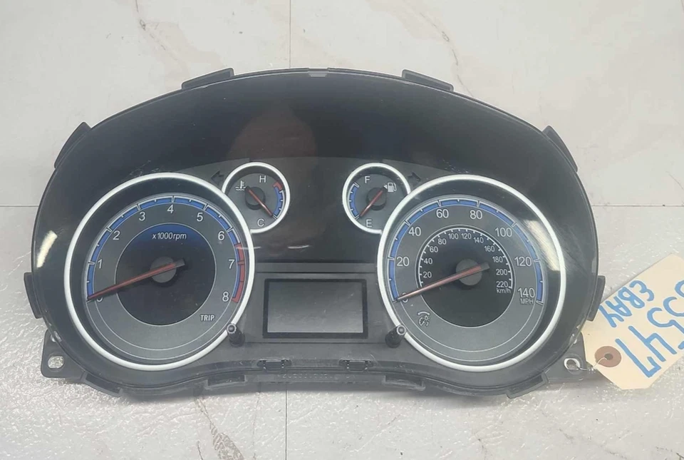 11-12 SUZUKI SX4 156K MILLAS VELOCÍMETRO MEDIDOR DE GRUPO CABEZAL DE INSTRUMENTO AWD A MPH Foto 1 de 4