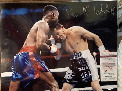 Pernell Whitaker Deceased Olympic Boxer Autographed 16x20 Photo JSA COA - Image 1 of 3