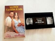 Salomon y la Reina de Saba Cinta VHS Gina Lollobrigida Yul Brynner RBA 1959 pal