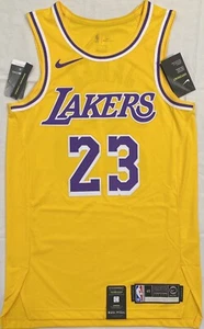 Nike NBA Vaporknit Los Angeles Lakers Lebron James Jersey. Adult Size: S (40) - Picture 1 of 12
