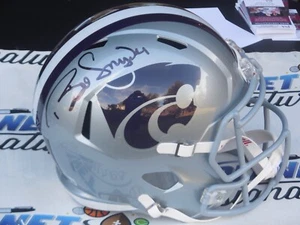 Bill Snyder signed Kansas K State KSU Wildcats full size helmet Beckett BAS COA - Picture 1 of 2