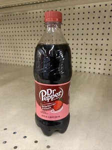 Dr Pepper Strawberries & Cream 20oz Bottle New Hard to Find  - Picture 1 of 5