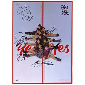 Twice - Yes or Yes Signed Autographed Album CD Promo K-Pop 2018 - Picture 1 of 4
