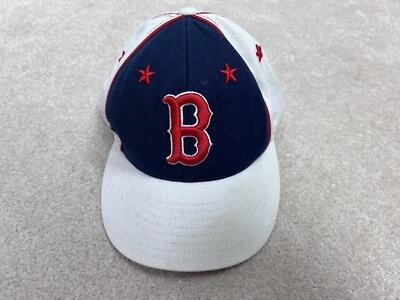 Boston Red Sox Hat Cap Mens 7 1/8 Fitted White Red American Needle Cooperstown - Image 1 of 4