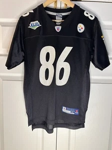 Reebok NFL Authentic Pittsburgh Steelers Hines Ward Super Bowl XLIII Jersey Y L - Picture 1 of 8