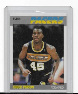 1987-88 FLEER BASKETBALL #85 CHUCK PERSON INDIANA PACERS - Picture 1 of 2
