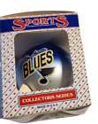 stary NOWY Saint Louis BLUES szklana piłka hokejowa ornament w pudełku "Oficjalny" St STL