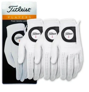 THREE (3) New Titleist PLAYERS LEATHER Golf Gloves, MENS, LEFT or RIGHT - Picture 1 of 1