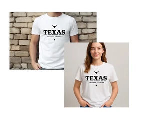 Unisex Texas Graphic White T-Shirt - Various Sizes - Picture 1 of 3