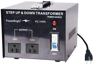 VC1000J PowerBright 1000 Watt Japanese Voltage Transformer