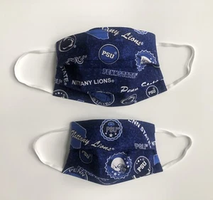 Gesichtsmaske Penn State, 2-lagige Baumwolle, Filtertasche, schneller Versand!  Größe: Large - Bild 1 von 9