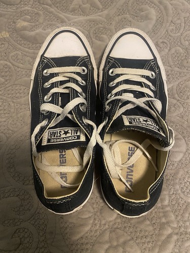 Top basso donna nero Converse All Star taglia 6