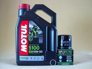 Motul 5100 15W50 Öl + Ölfilter TRIUMPH 675 Daytona DaytonaR - Street Triple + R - Bild 1 von 1