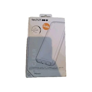 Tech21 Pure Series Rugged Slim Case For Apple iPhone Xs / X - Clear - Picture 1 of 2