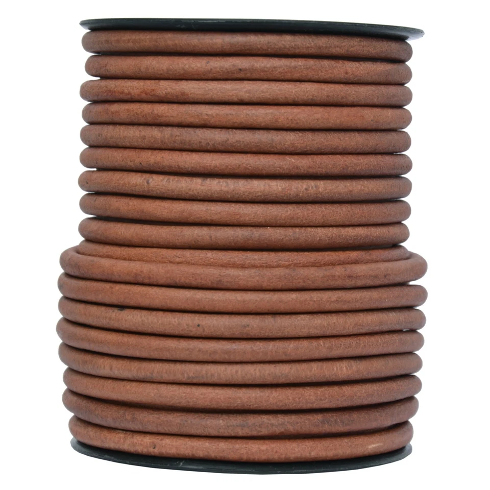 Круглый кожаный шнур Xsotica® 6,0 мм --1 ярд - Изображение 1 из 1