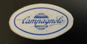 Campagnolo Sticker oval , 37mm , blau-weiß - Bild 1 von 1
