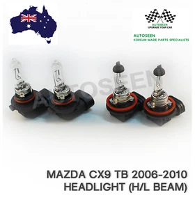 For MAZDA CX9 TB 2006~2010 2xH/beam 9005 HB3 12V Clear & 2xL/beam H11 12V Clear - Picture 1 of 7