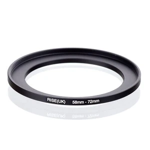 58-72mm Step-Up Metal Adapter Ring / 58mm Lens to 72mm UV CPL Filter Accessory - Picture 1 of 1