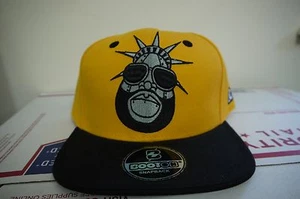 Gorra ajustable BOOTON Bear 7 Snapback. Amarillo/negro. Totalmente nuevo con etiquetas - Imagen 1 de 2