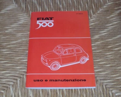Uso e manutenzione Fiat 500 F Use and maintenance Owner's manual  - Image 1 of 3