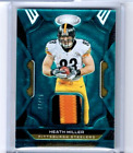 2022 Panini Certified Heath Miller Mirror Teal Etch Material Patch #'Ed 04/15