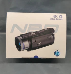 NBD 4K UHD Camcorder - 48MP 16X Anti-shake With 270° IPS Flip Screen Vlogging - Picture 1 of 8