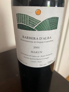 BARBERA D ALBA 2001 MARUN - Bild 1 von 3