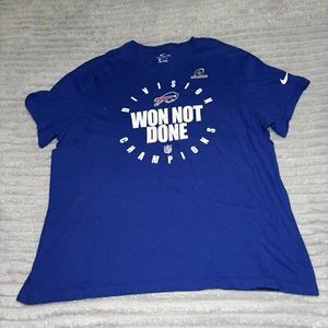 Nike Buffalo Bills Men's 2xl Won Not Done Conference Champ T-Shirt BILLS - Picture 1 of 8