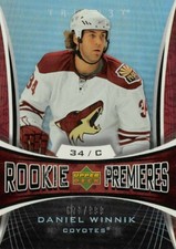 2007-08 Upper Deck Trilogy #172 Daniel Winnik RC