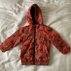 Digger Truck Raincoat With Hood Excellent Condition 18-24 Month Red