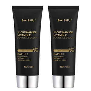 Nicotinamid Vitamin C einfache Gesichtscreme, Niacinamid Vitamin C schwarze Tube Haut C - Bild 1 von 12
