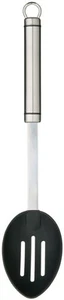 KitchenCraft Oval Handled Stainless Steel Slotted Spoon with Durable Nylon Head - Picture 1 of 5