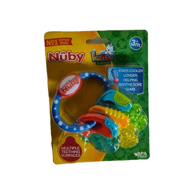 Nuby Ice Gel Teether Keys for Baby 3m+ – Sealed, Package Heavy Wear - Image 1 of 4