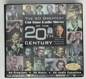 THE 60 GREAT OLD TIME RADIO SHOWS OF 20TH CENTURY CASSETTE - Picture 1 of 8