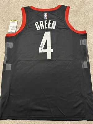Jalen Green Signed Houston Rockets Jersey PSA COA Autograph Large - Image 1 of 3